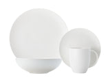 & Williams Round Diamond Porcelain Dinnerware Set, Serves 4, 16-pc, White Q7F4 - product image 1