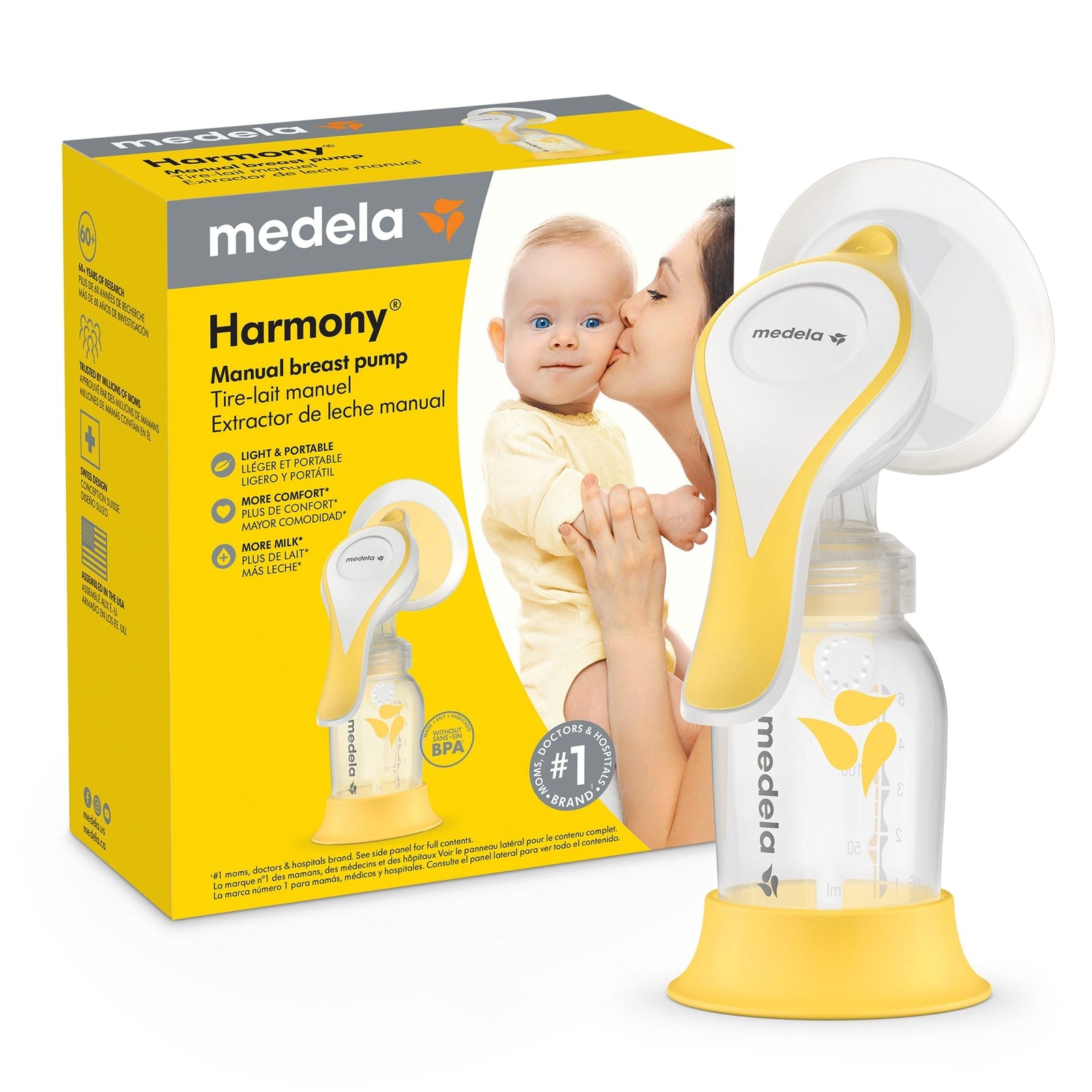 Harmony Flex Manual Breast Pump, Clear G6A1 - product image 1