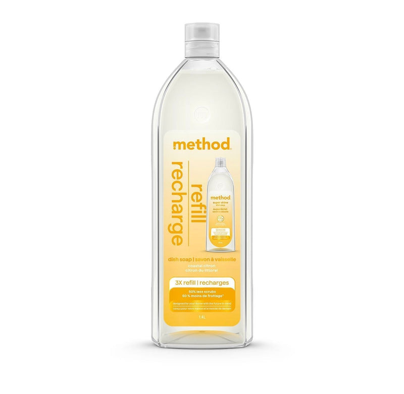 Super Shine Liquid Gel Dish Soap 3x Refill, Various Scents, 1.4-L M5Y9