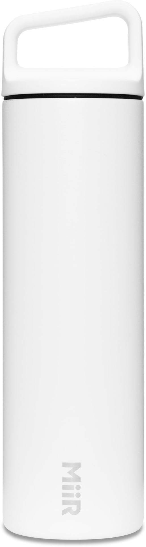 Wide Mouth Stainless Steel Insulated Travel Water Bottle, White, 20-oz M4U3