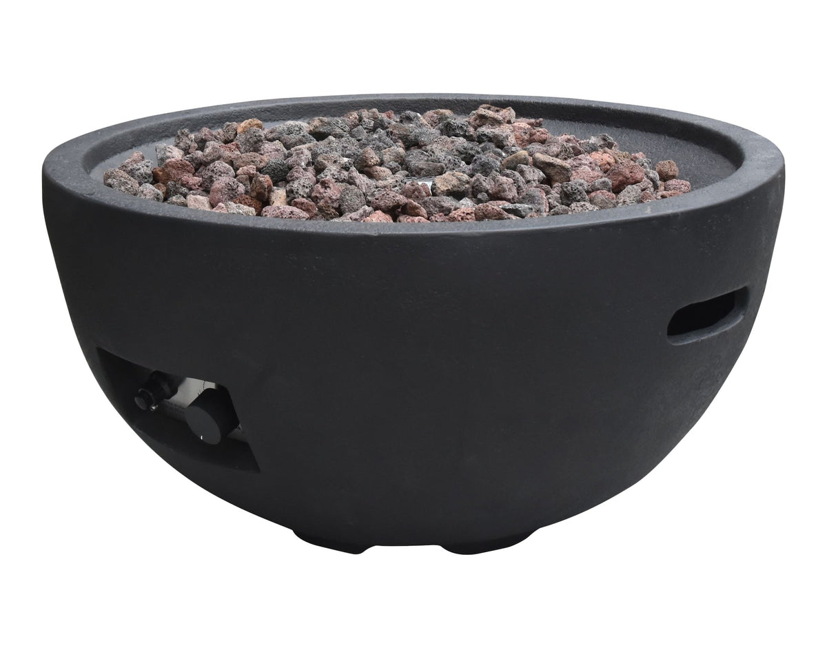 Jefferson Outdoor Gas-Fueled Fire Bowl with PVC Cover, 40,000 BTUs, 26 x 26 x 13-in U0F7 - product image 1