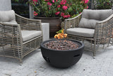 Jefferson Outdoor Gas-Fueled Fire Bowl with PVC Cover, 40,000 BTUs, 26 x 26 x 13-in U0F7 - product image 3