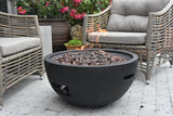 Jefferson Outdoor Gas-Fueled Fire Bowl with PVC Cover, 40,000 BTUs, 26 x 26 x 13-in U0F7 - product image 4