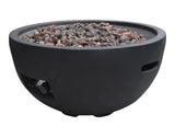 Jefferson Round Gas Fueled Outdoor Fire Bowl with PVC Cover, 40,000 BTUs, 13.7-in L4Z3 - product image 1