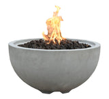 Nantucket Round Propane-Fueled Fire Bowl with Lava Rock & Canvas Cover, 40,000 BTUs, 14-in J9L3 - product image 1