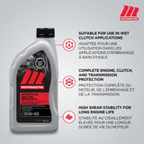 10W40 4-Stroke Motorcycle Oil, 946-mL F4F3 - product image 4
