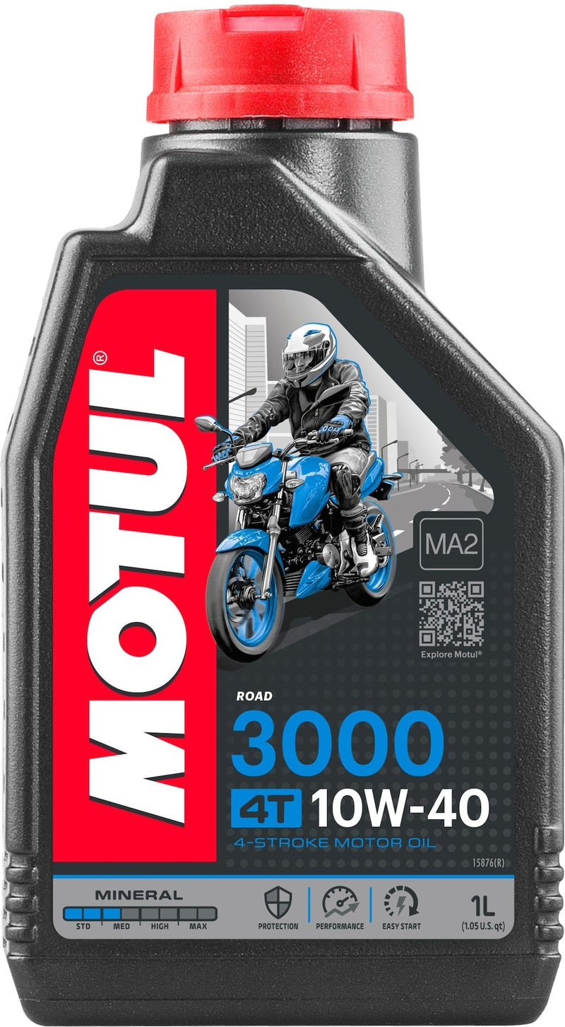 3000 4-Stroke 10W40 Mineral Motor Oil, 1-L J0L7