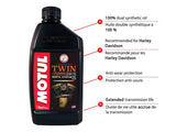 Twin Synthetic Gear Motorcycle Oil 75W90, 946-mL X7R0 - product image 2
