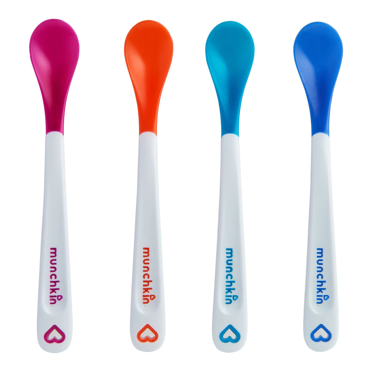White Hot Safety Baby Spoons, 4-pk B7F0 - product image 1