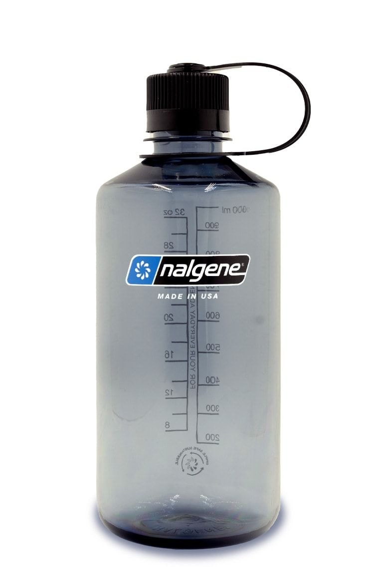 Sustain Narrow Mouth Water Bottle, Grey, 1 L N0M1