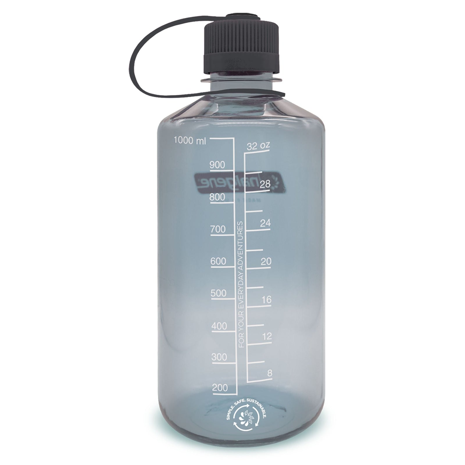 Sustain Narrow Mouth Water Bottle, Grey, 1 L N0M1 - product image 3