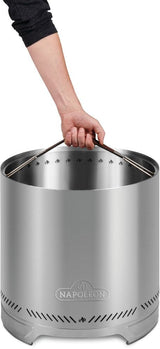 Timberwolf Outdoor Smokeless Multi-Fuel Fire Pit, Stainless Steel, 22-in L6U9 - product image 4