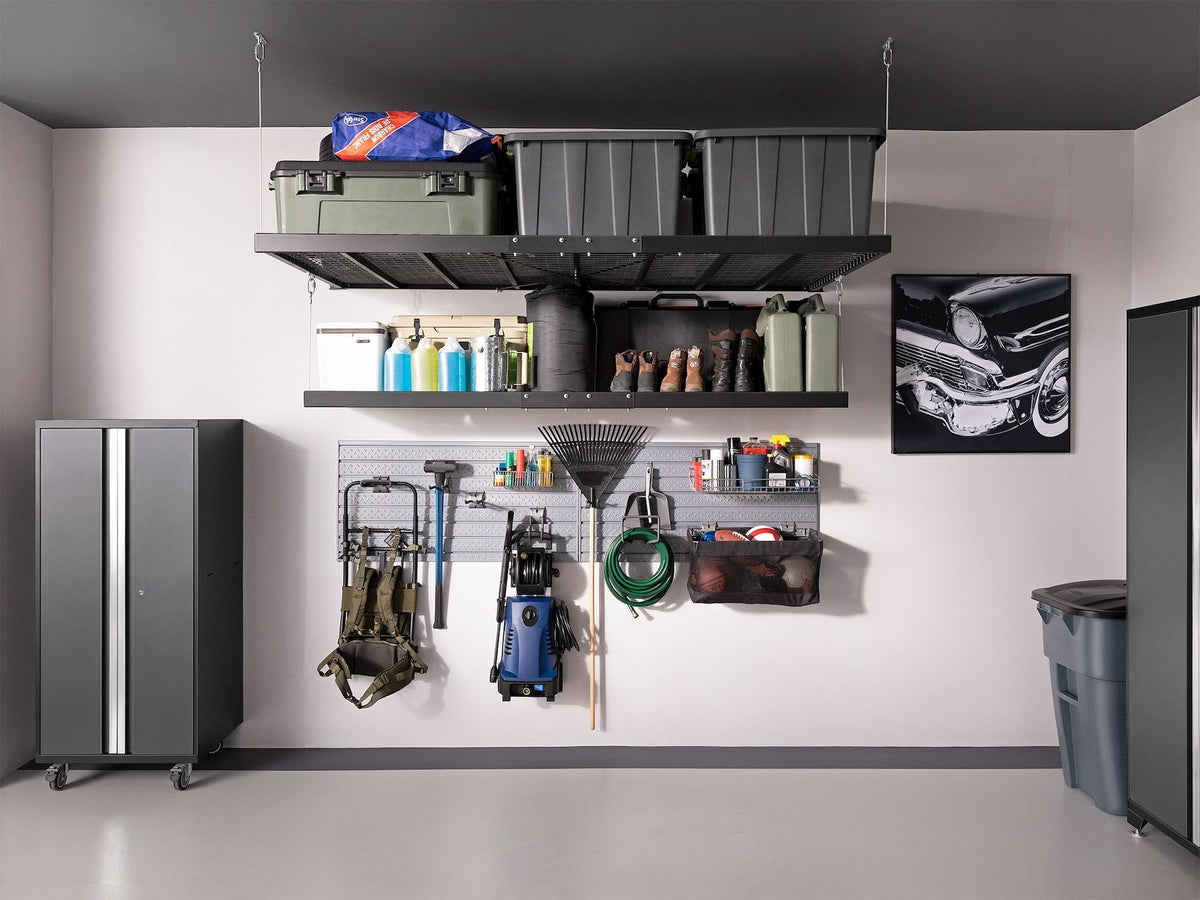 Pro Series Wall Mounted Heavy-Duty Steel Shelf, 600-lb Capacity, 4-ft x 8-ft Q3F6 - product image 5
