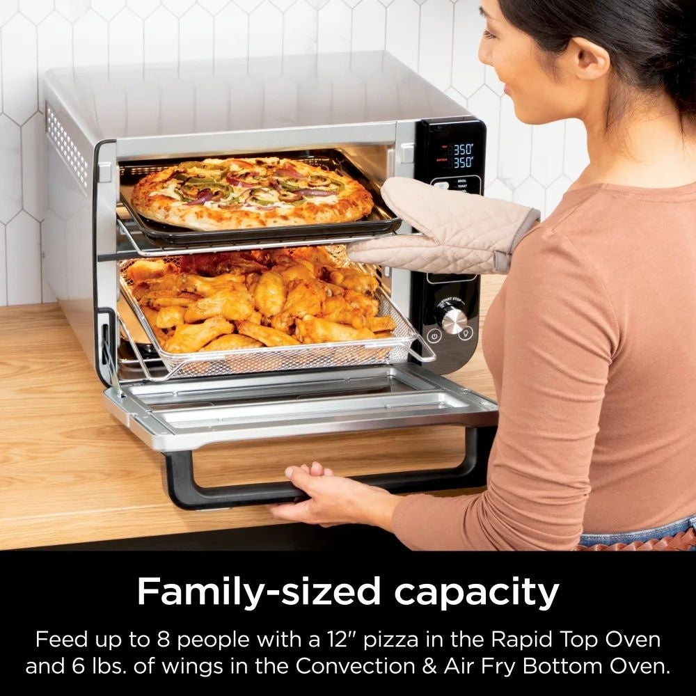 Double Door 12-in-1 Countertop Electric Convection Oven & Air Fryer with FLEXDOOR K4K5 - product image 2