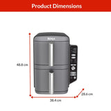 DoubleStack XL Multi-Rack Air Fryer with 2 Baskets & 6 Functions, 10-qt Y1J3 - product image 3