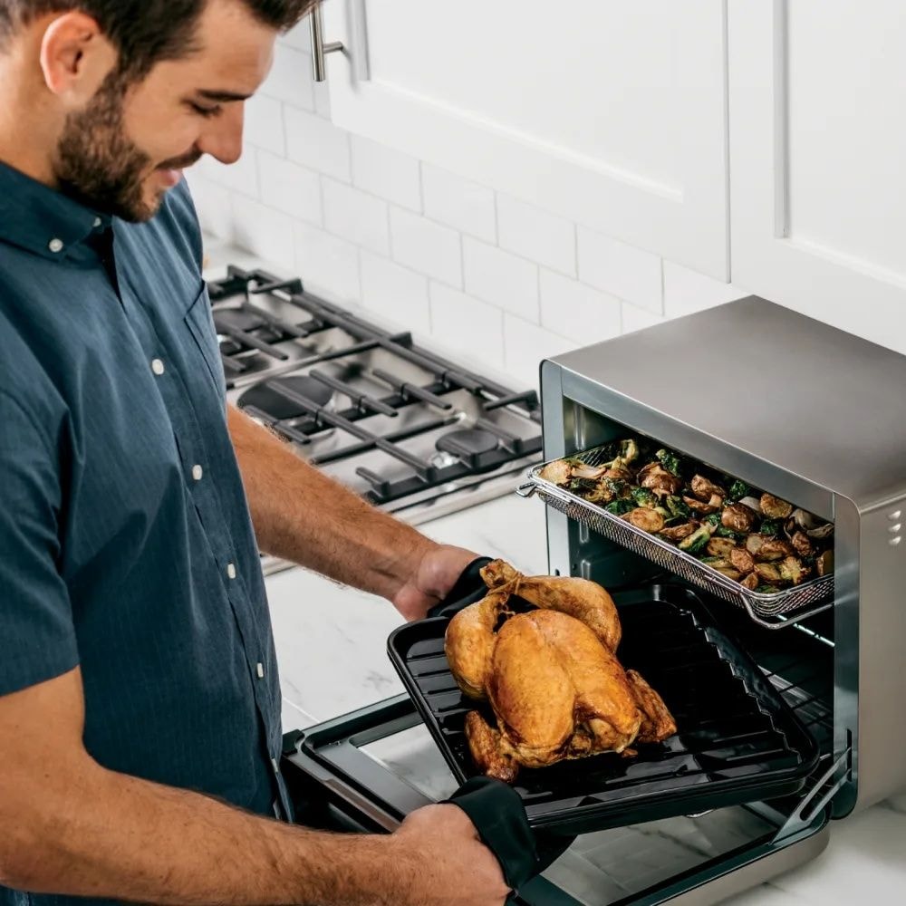 Foodi XL Pro Digital Convection Air Fryer Toaster Oven, with 10 Functions, Stainless Steel H0T8 - product image 4