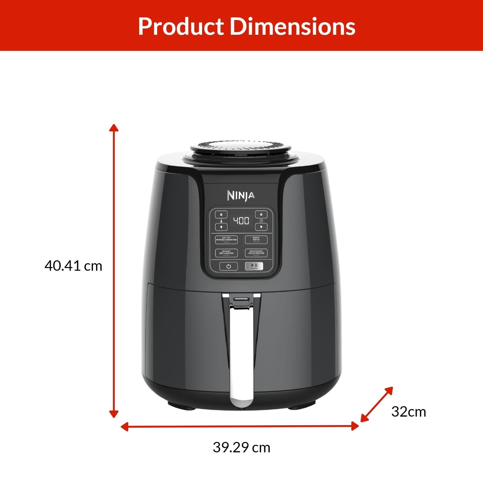 Single Basket Non-Stick Air Fryer, 5 Functions, 4-qt J5B2 - product image 3