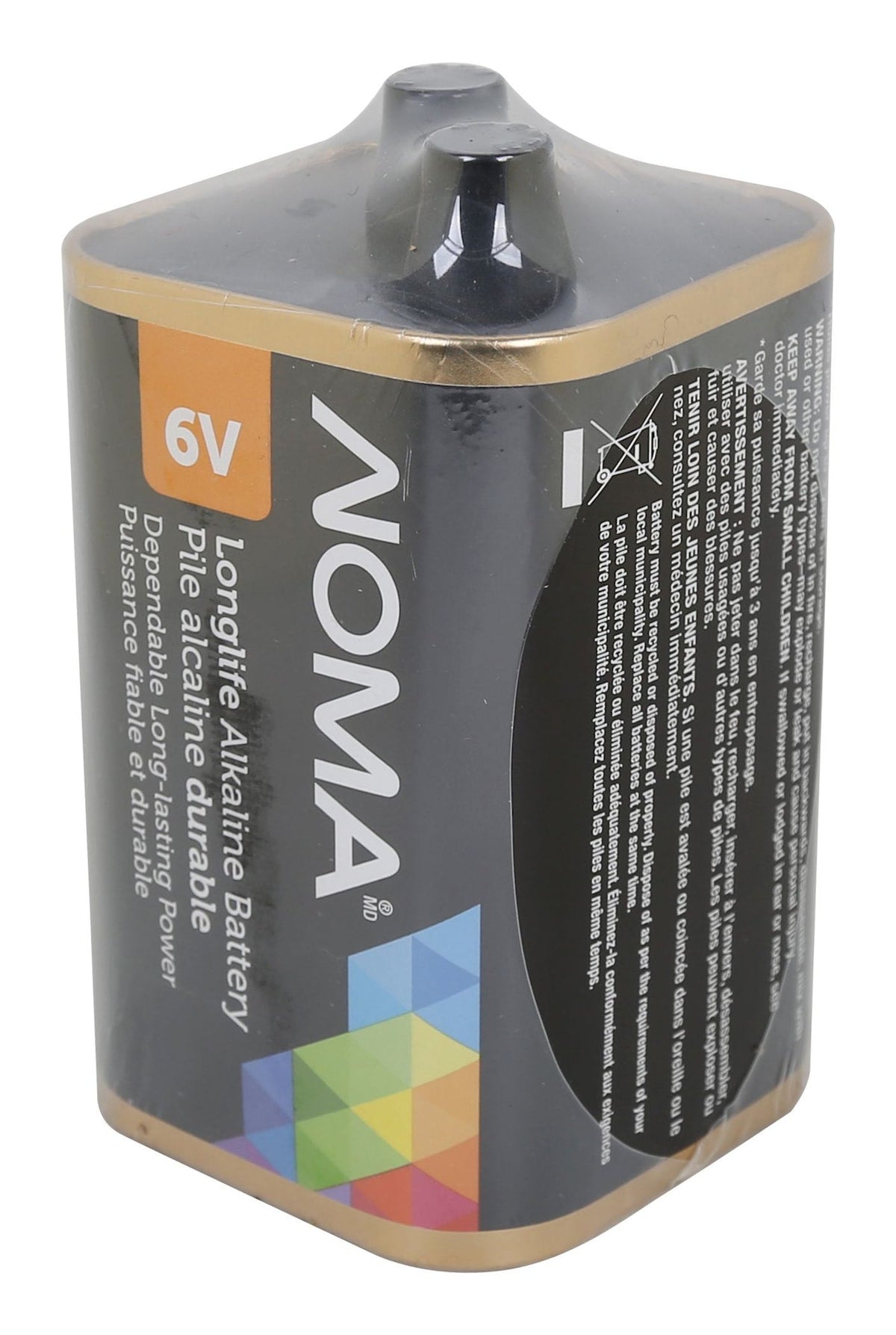 1-pk 6V / 6 Volt Square Alkaline Lantern Battery, Long Lasting T8E6 - product image 1