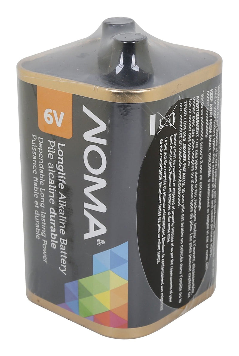 1-pk 6V / 6 Volt Square Alkaline Lantern Battery, Long Lasting T8E6