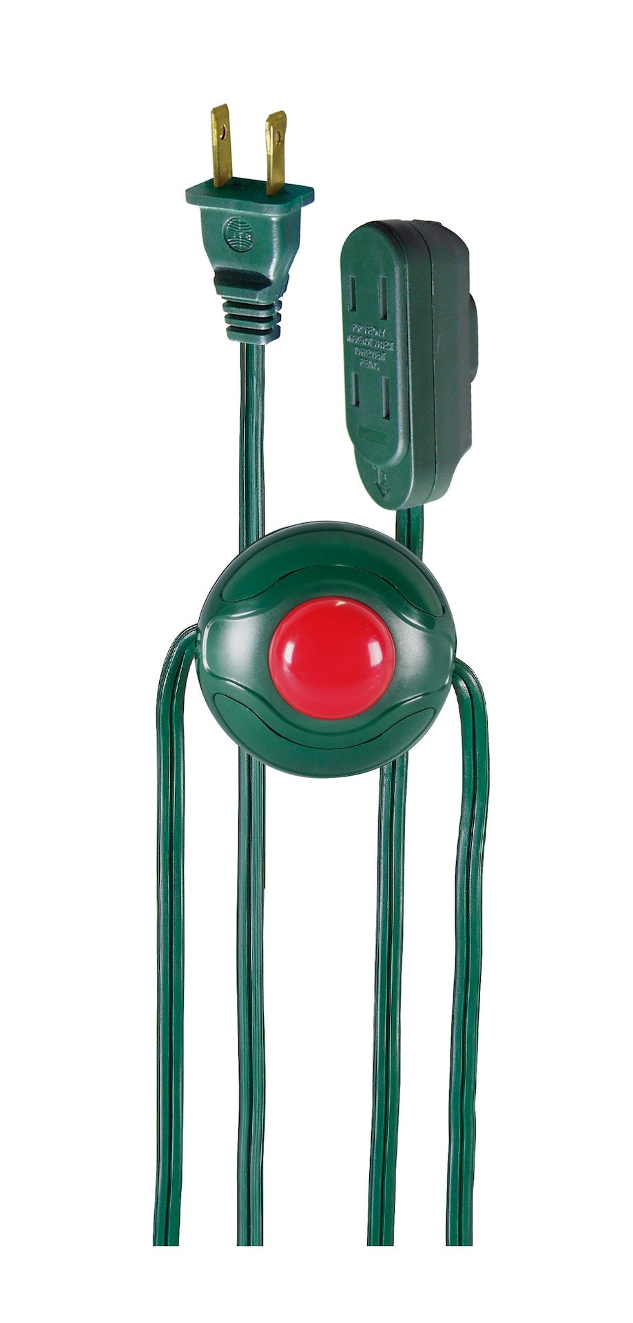 14-ft 7-in 16/2 Indoor Extension Cord, ON/OFF Foot Switch, Green W4P8 - product image 2