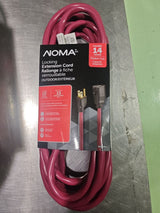 16-ft 5-in 14/3 Outdoor Extension Cord with Grounded Outlet and Locking Connector, Red F4E2 - product image 3