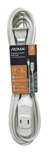 16/2 Outdoor Extension Cord with 3 Outlets, White F1K9 - product image 1