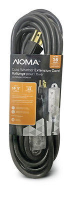 16/3 Extreme Cold Weather Outdoor Extension Cord with Lighted End, Flexible, Black X9O3 - product image 1