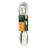 2.5-m 13A 3-Outlet Light-Duty 16-Gauge White Outdoor Extension Cord S8I6 - product image 1