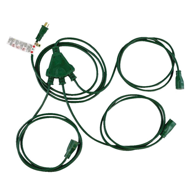 28-ft Outdoor 3-Split Extension Cord J2N5