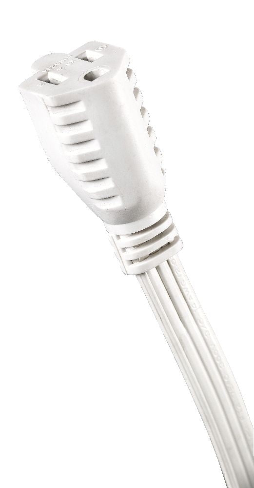 3-ft 3-in 16/3 Indoor Extension Cord with Right Angle Plug, 3 Grounded Outlets, White Q4X2 - product image 5