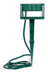 3-Outlet Outdoor Power Stake with 6-ft Cord, Green G8G6 - product image 1