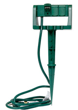 3-Outlet Outdoor Power Stake with 6-ft Cord, Green G8G6 - product image 3