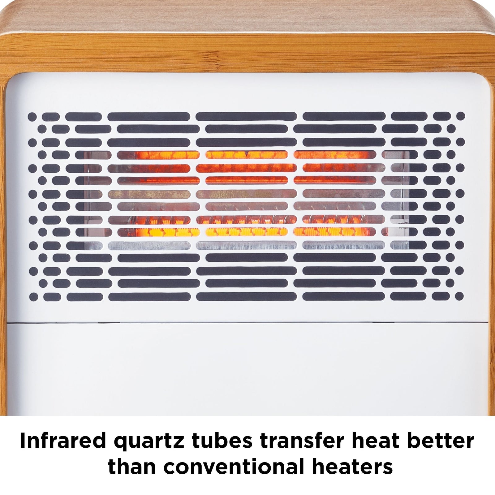 3-Setting Cabinet Heater with Child Lock, Quartz and Radiant Heating, Wood Grain Finish S1Q5 - product image 4