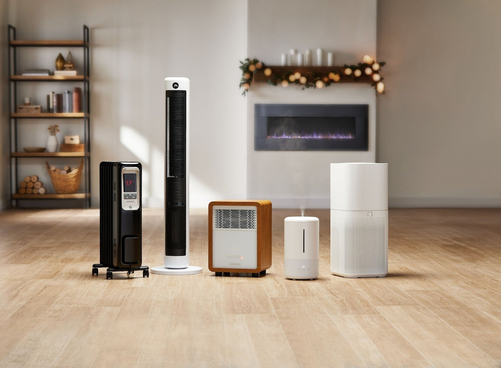 3-Setting Cabinet Heater with Child Lock, Quartz and Radiant Heating, Wood Grain Finish S1Q5 - product image 6