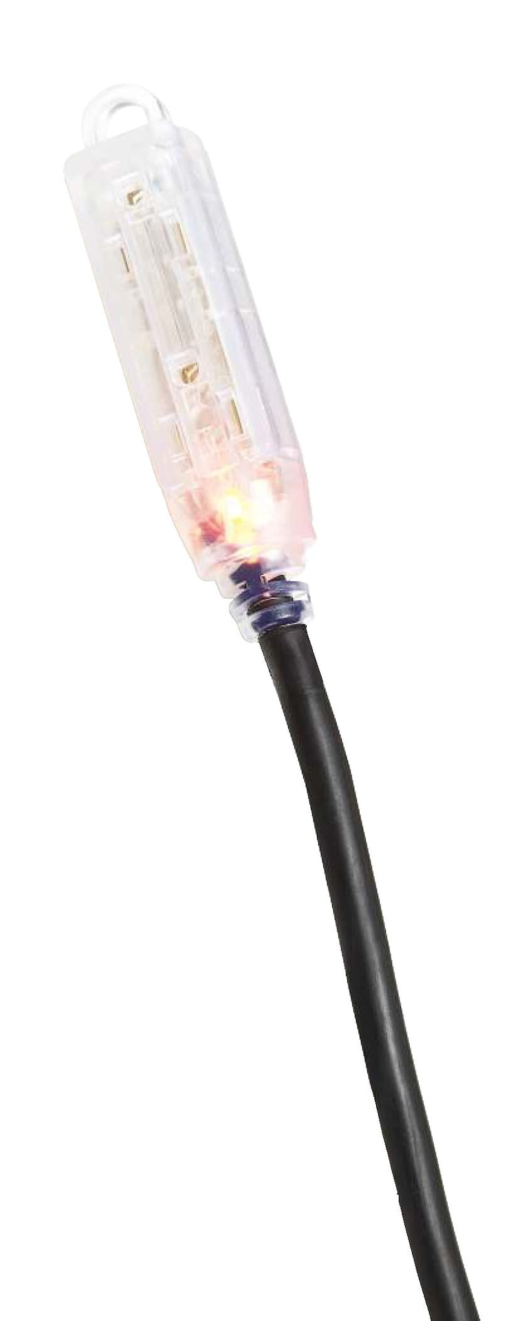 32-ft 10-in 14/3 Outdoor Extension Cord with 3 Grounded Outlets and Lighted End, Black Q5W6 - product image 6