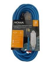 32-ft 10-in 16/3 13 Amp All-Weather Block Heater Cord with Lighted End, Blue W7G4 - product image 1
