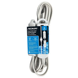 6-ft 13A 6-Outlet/1-USB-C White Indoor Twin Extension Cord M2T7 - product image 1