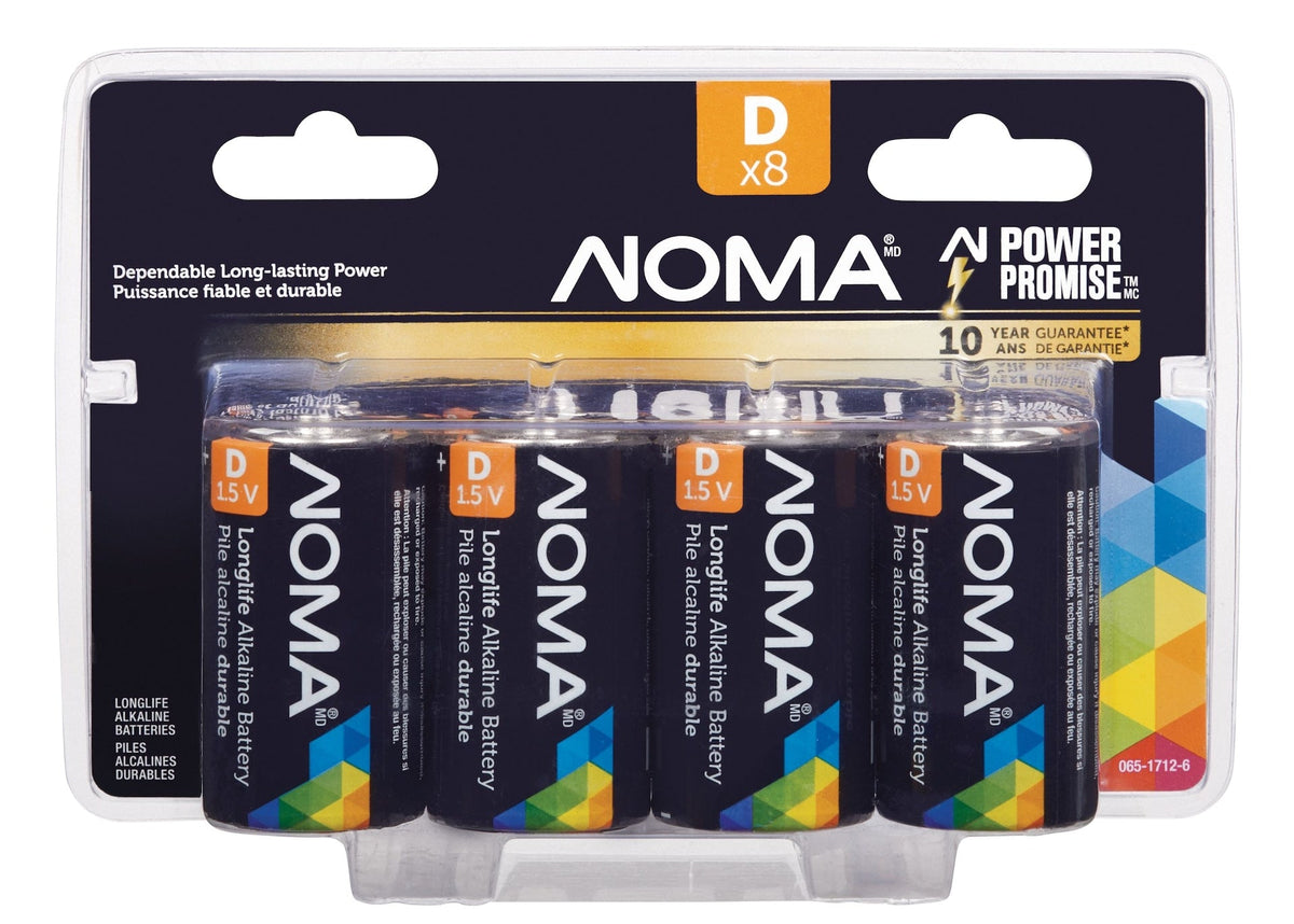 8-pk D Alkaline Batteries, Long Lasting E6F0 - product image 1