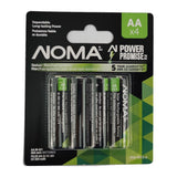 900mAh AA Solar Rechargeable Batteries, 900mAh, 4-pk H0A2 - product image 1