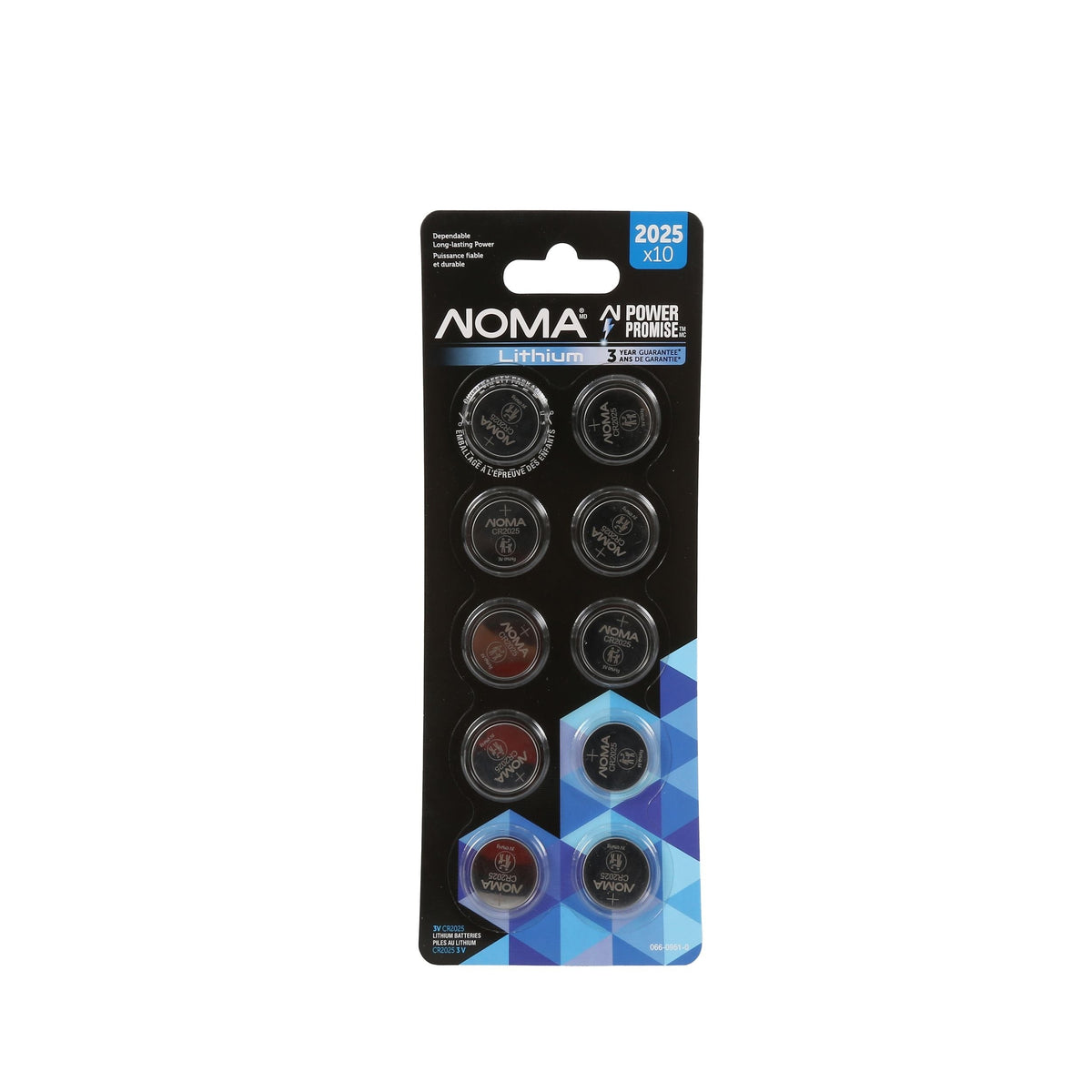 CR2025 Button Cell Batteries, 10-pk F9H3 - product image 1