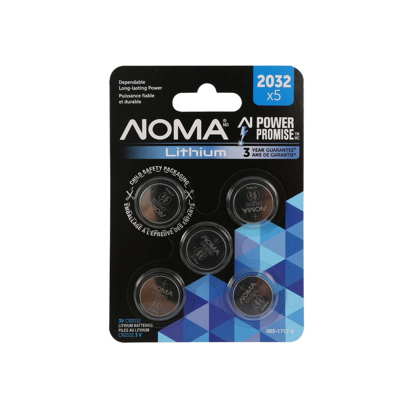 CR2032 3V / 3 Volt Lithium Coin Cell Batteries, Long Lasting, 5-pk O2U1