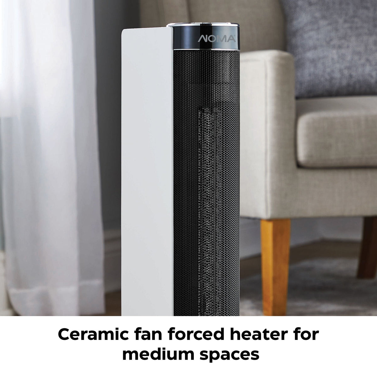 Digital Tower Ceramic Heater withRemote Control & Thermostat, 1500W, White, 24-in M8B8 - product image 5