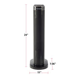 Digital Tower Ceramic Heater withRemote Control & Thermostat, 1500W, White, 24-in M8B8 - product image 6
