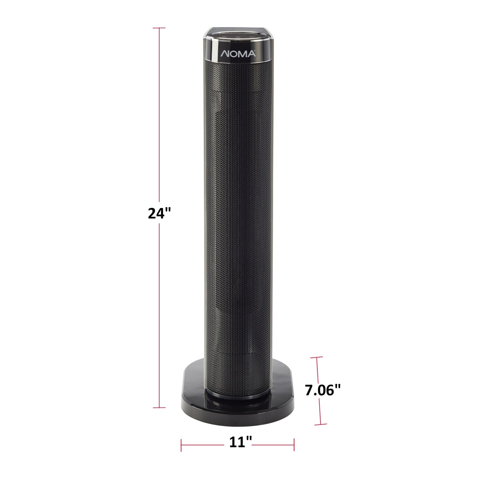 Digital Tower Ceramic Heater withRemote Control & Thermostat, 1500W, White, 24-in M8B8 - product image 6