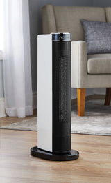 Digital Tower Ceramic Heater withRemote Control & Thermostat, 1500W, White, 24-in M8B8 - product image 8