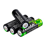 Li-ion 18650 2000mAh Rechargeable Batteries for Solar & Outdoor Lighting, 3.7V, 4-pk A5F9 - product image 1