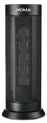 Oscillating Digital Tower Ceramic Heater with Remote Control and Thermostat, Black, 18-in H3G9 - product image 1