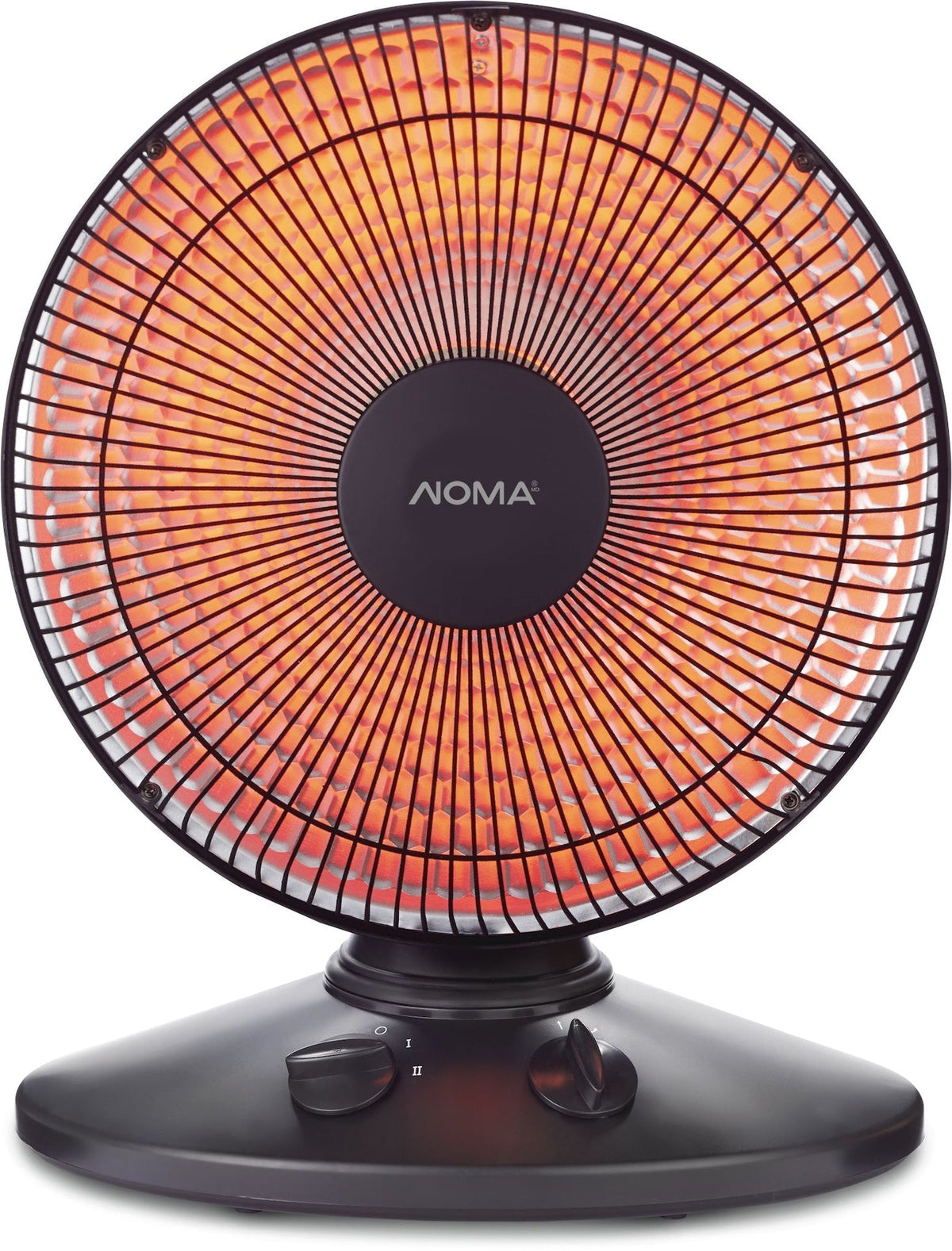 Oscillating Parabolic Dish Portable Radiant Electric Space Heater, 1000W, Black U8S0 - product image 3