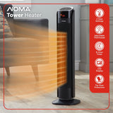 Oscillating Tower Ceramic Heater withRemote Control & Thermostat, 1500W, Black, 30-in L5P3 - product image 5