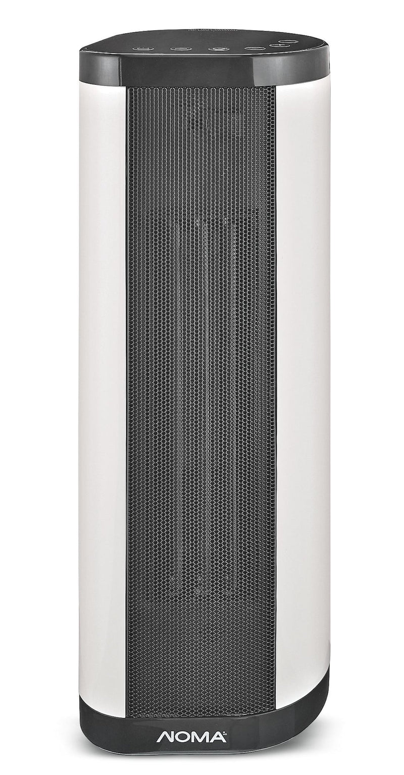 Oscillating Tower/Baseboard Heater withRemote Control & Thermostat, 1500W, White V5A7